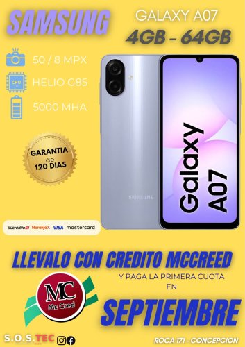 SAMSUNG A07 4GB/64GB